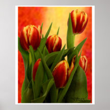 Tulipes - jGibney 2010 tulipes signées Affiches