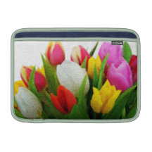 Tulips from Pays-Bas Poches Macbook
