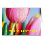 Tulpen par coeur • Osterkarte Carte De Vœux