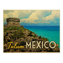 Tulum Mexique Carte Postale