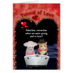Tunnel de l'amour cartes de vœux