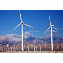 Turbines de vent photo sculptures