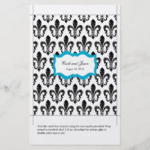 Turquoise de l'emballage | la Nouvelle-Orléans de  Tract Customisé