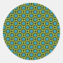 Turquoise et jaune adhésifs