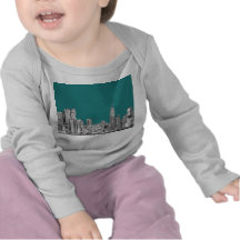 Turquoise foncée NYC T-shirts