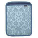 Turquoise vintage de nouveau d'art florale housses iPad