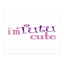 Tutu mignon (ballet) cartes postales