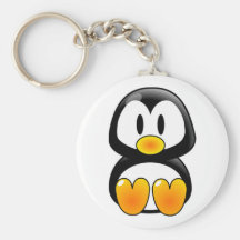 tux de pingouin de bébé porte-clef