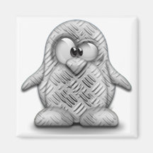 Tux en acier magnets pour réfrigérateur