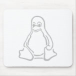 Tux gris tapis de souris
