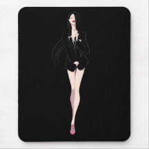 Tux Mousepad noir Tapis De Souris