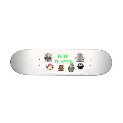 TUX OBTENU ? ? ? SKATEBOARDS CUTOMISABLES