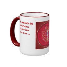 Tuyauterie d'onze joueurs de pipeau mug à café
