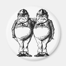 Tweedle Dee et Tweedle Dum Aimants