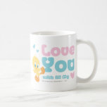 Tweety "amour vous de tout mon coeur " tasses à café