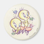 Tweety avec des gemmes aimant