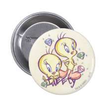 Tweety avec des gemmes badge