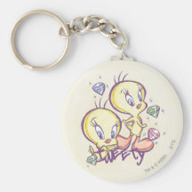 Tweety avec des gemmes porte-clef