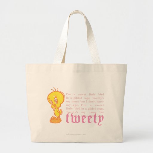 Tweety "je suis un petit oiseau doux " sacs