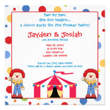 twinbday. Deux par deux, l'amusement commence… Invitations