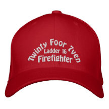 Twinty Foor 7ven/Firefighter Casquettes Brodées