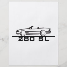 Type 129 de Mercedes 280 SL Prospectus