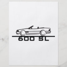 Type 129 de Mercedes 600 SL Prospectus En Couleur