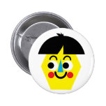 type de cheveux badges publicitaires