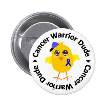 Type de guerrier de cancer du colon pin's avec agrafe