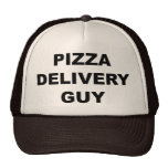 Type de la livraison de pizza casquettes de camionneur