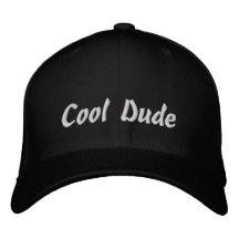 Type frais casquettes brodées