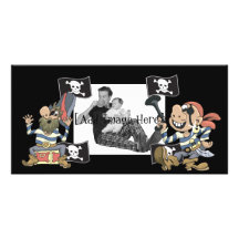 Types de pirate modèle pour photocarte