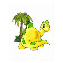 Tyrannian Chomby jaune regardant fixement Cartes Postales