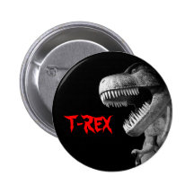 Tyrannosaurus Rex Badge Avec Épingle