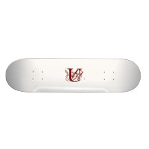 U initial skateboard