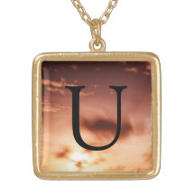 U  Momogram Necklace