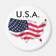 U.S.A. Aimant de réfrigérateur