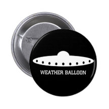 UFO de ballon de temps Badge Avec Épingle