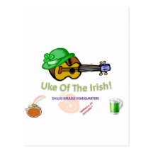 Uke du 2010 irlandais carte postale