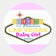 Un autocollant fabuleux de bébé de Las Vegas