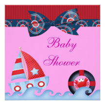 Un baby shower de vie marine de filles bristol personnalisé