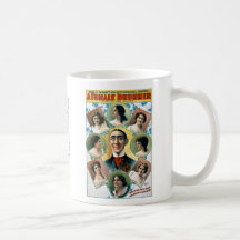 Un batteur féminin mug