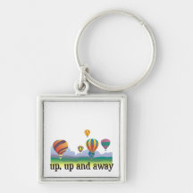 Un cadeau coloré de vol de ballon - ballons à air  porte-clefs