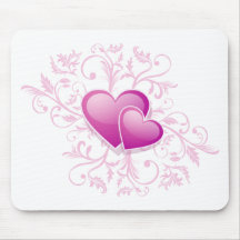 Un cadeau de l'amour tapis de souris