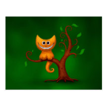 Un chaton de Cheshire Carte Postale