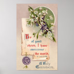 Un chrétien saint de cru de Pâques Affiches