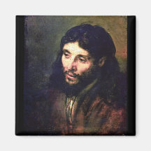 Un Christ après la vie par Rembrandt Magnets