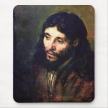 Un Christ après la vie par Rembrandt Tapis De Souris