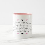 Un coeur - beaux mots de l'amour tasse