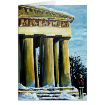 Un coin de Nashville - le parthenon Carte De Vœux